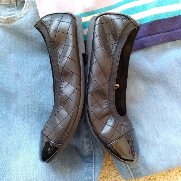 COPY - Black Children Place Ballet Flats - Picture 6 of 16